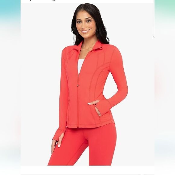90 Degree By Reflex Women’s Lightweight, Full Zip Running Track Jacket xs - Picture 1 of 15